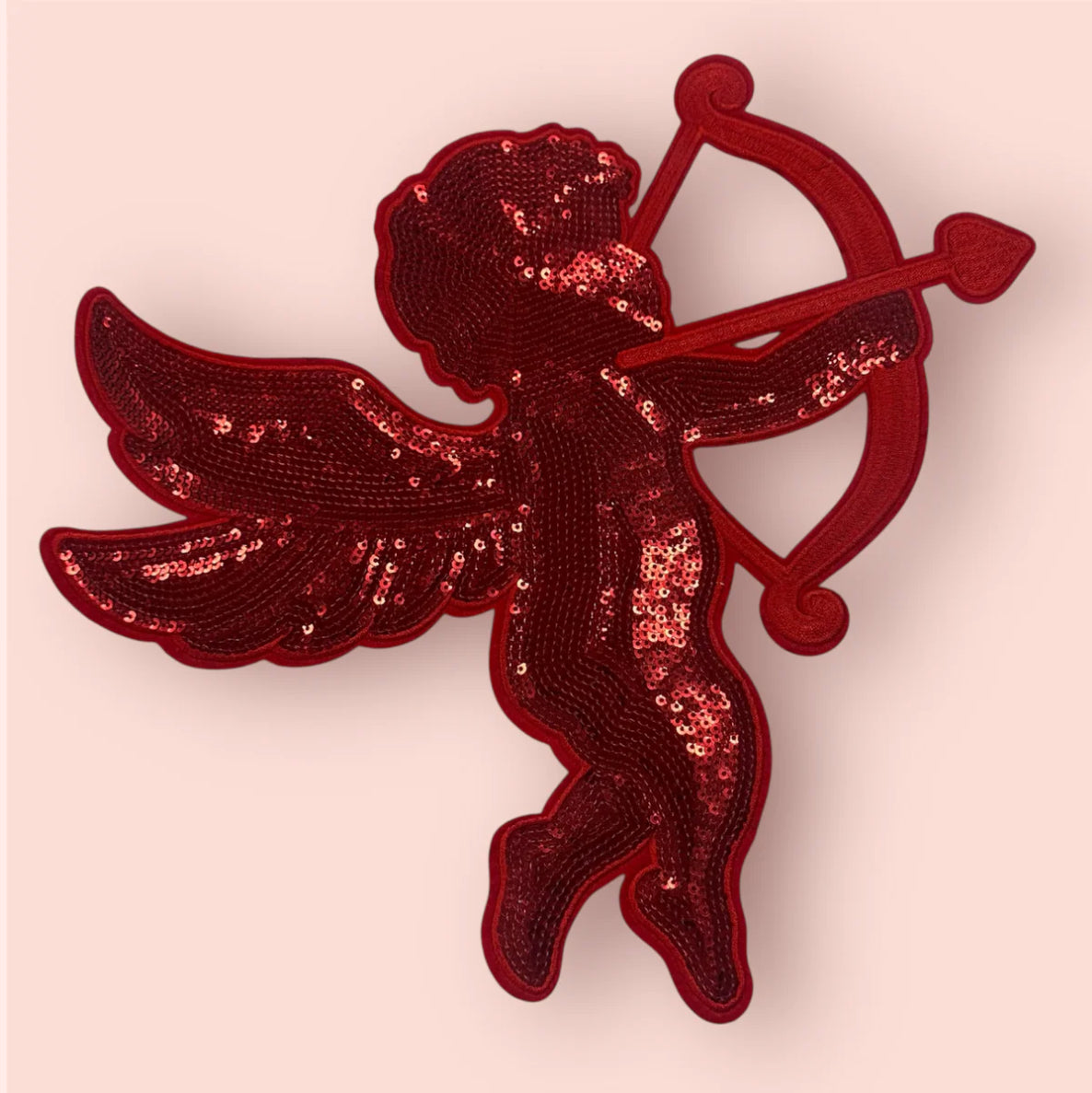 Cupid Sequin Patch sweatshirt