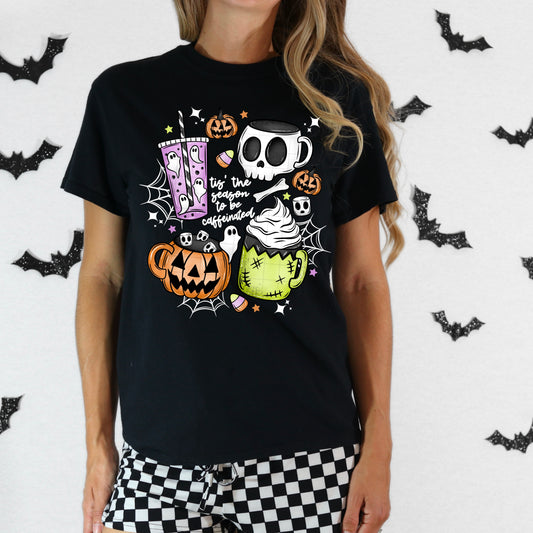 Tis' the Season to be Caffeinated tee
