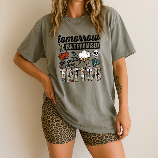 Go get a New Tattoo tee (Black Ink)