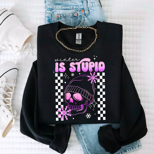 Winter is Stupid tee