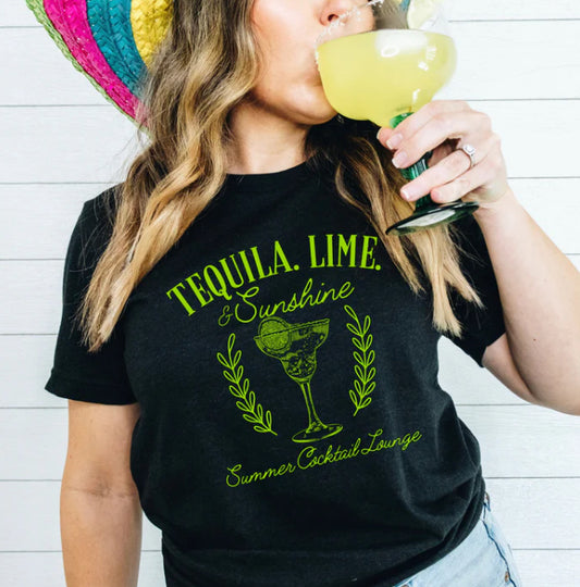 Tequila.Lime. & Sunrise tee