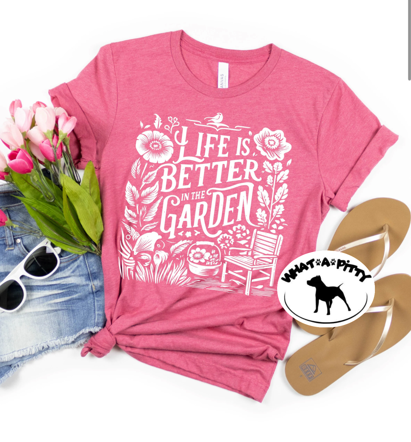 Life is better in the garden tee