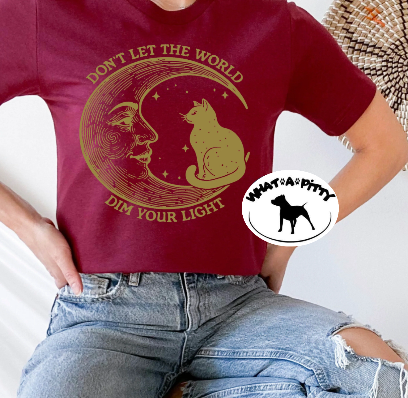 Don't let the world dim your light tee