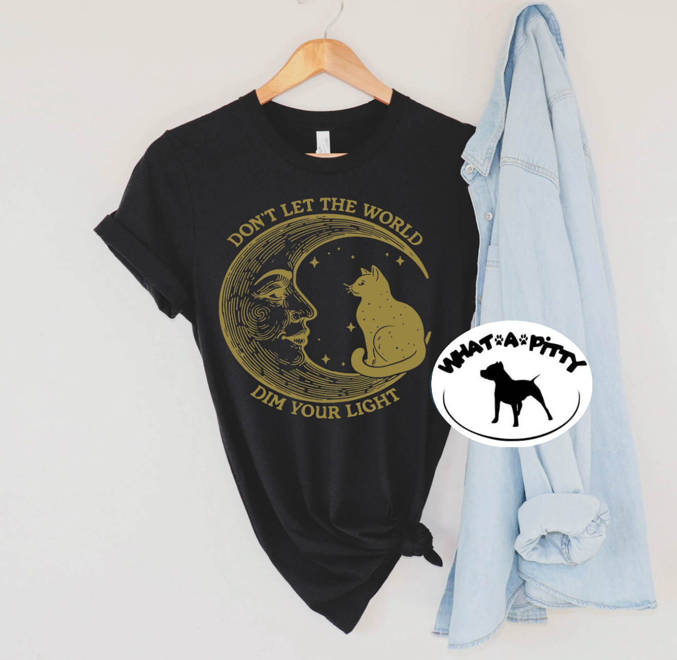 Don't let the world dim your light tee