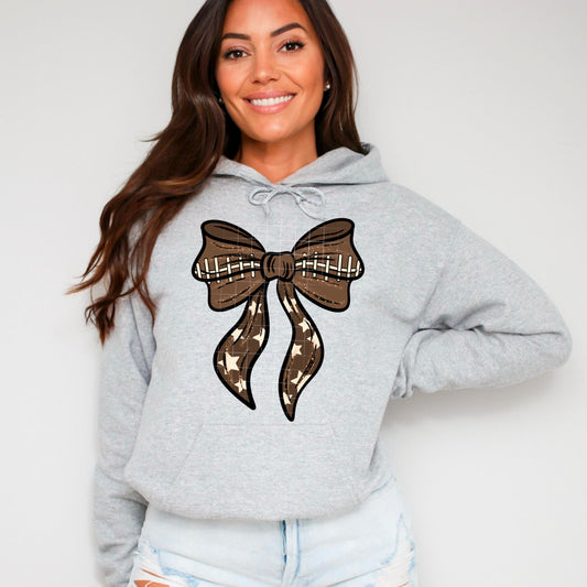 Football Bow tee