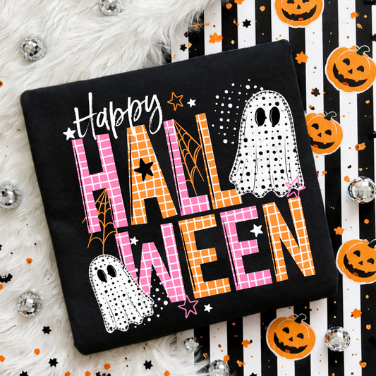 Happy Halloween ghosts tee