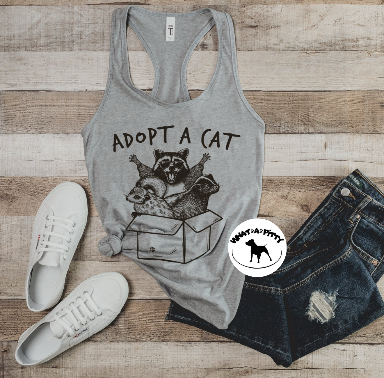 Adopt a Cat tee