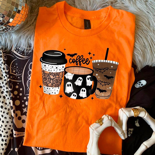 Spooky Coffees tee