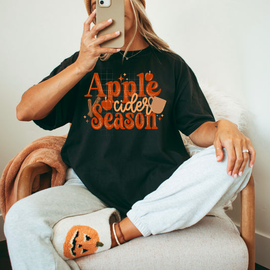 Apple Cider Season tee (red ink)
