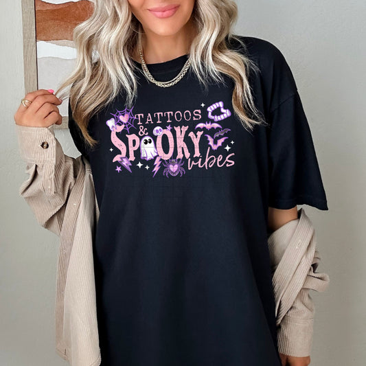 Tattoos & Spooky Vibes tee