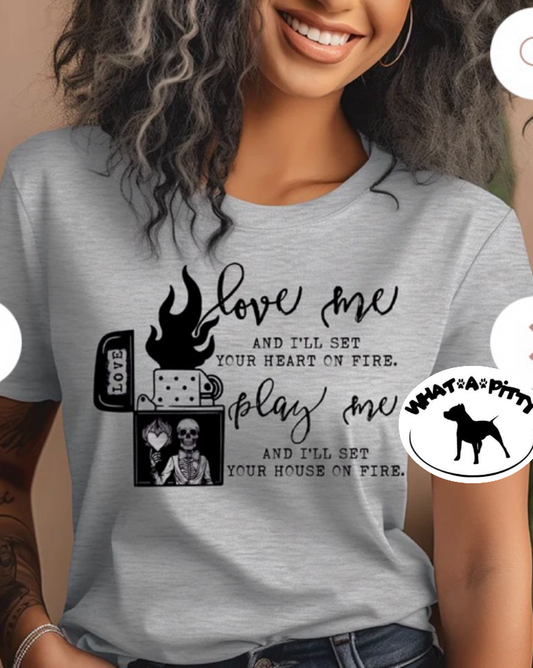 Love Me Play Me tee