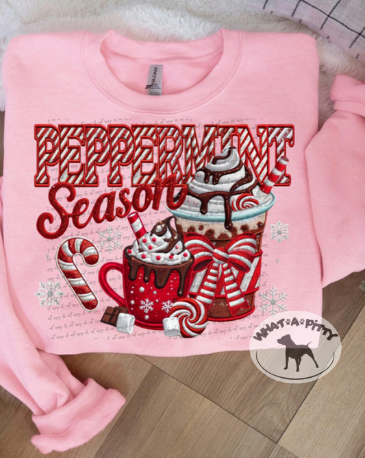 Peppermint Season sweatshirt