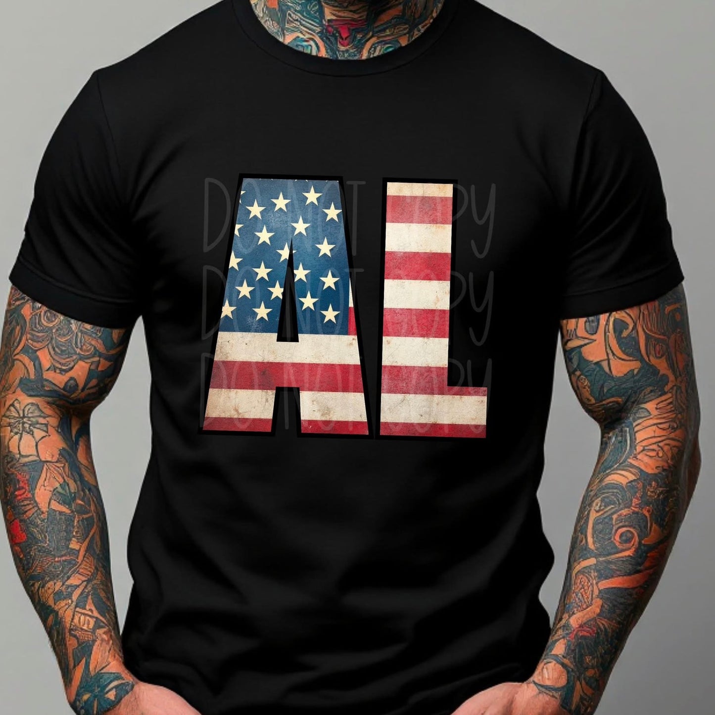 Vintage American Flag States tee