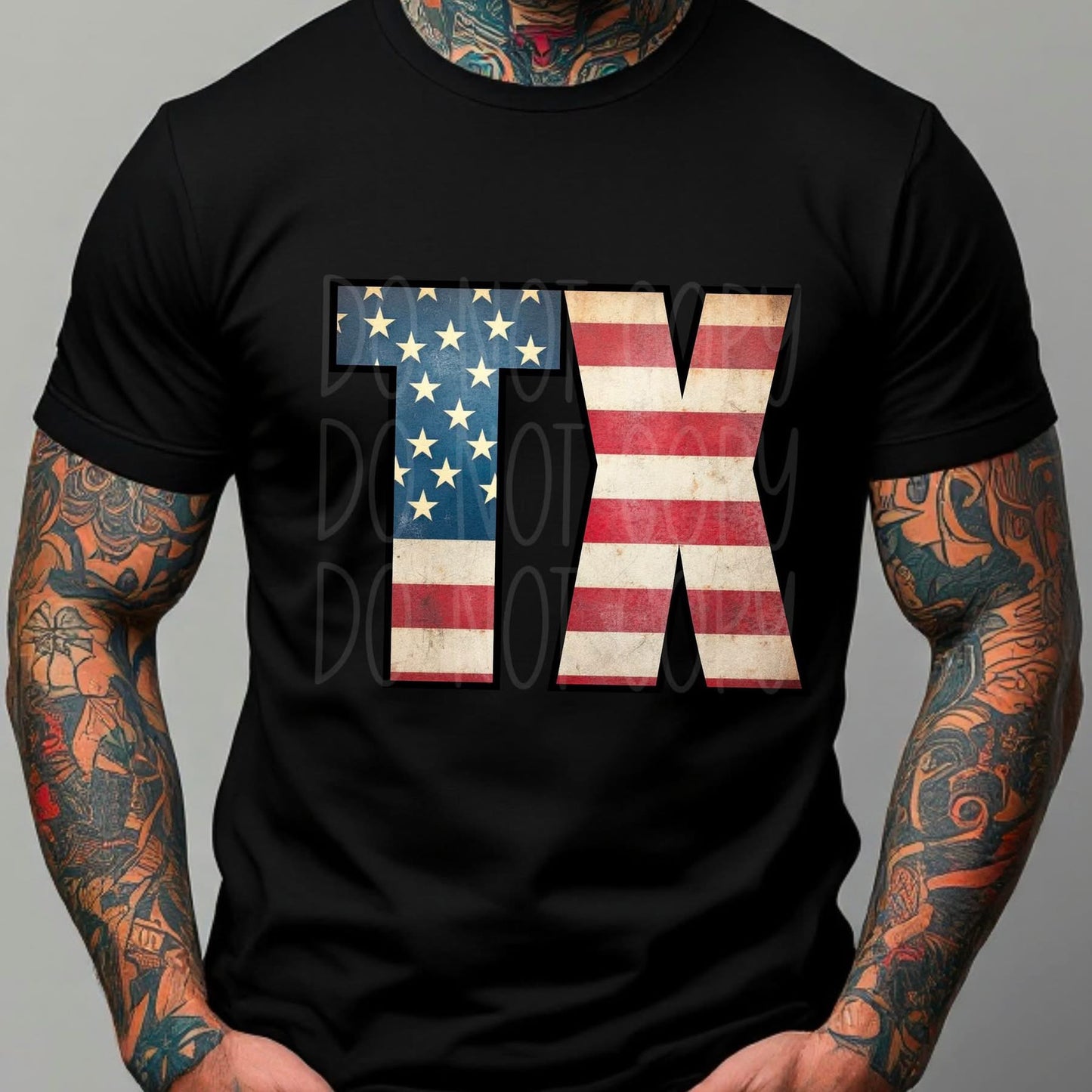 Vintage American Flag States tee