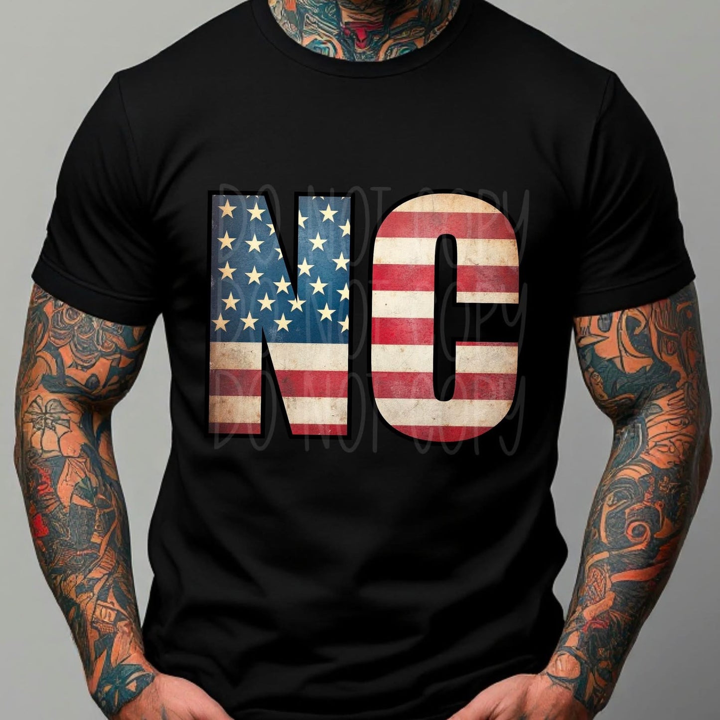 Vintage American Flag States tee