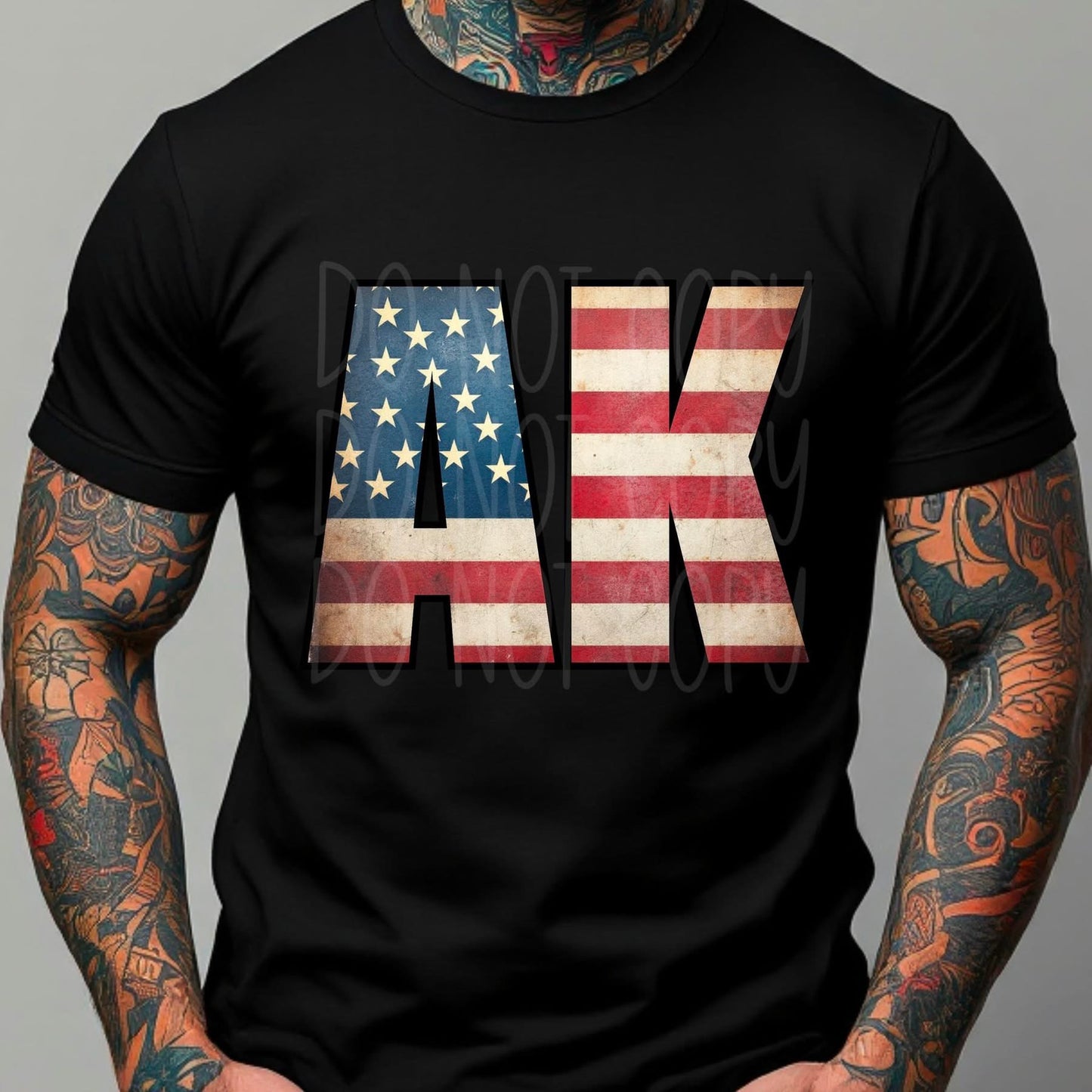 Vintage American Flag States tee