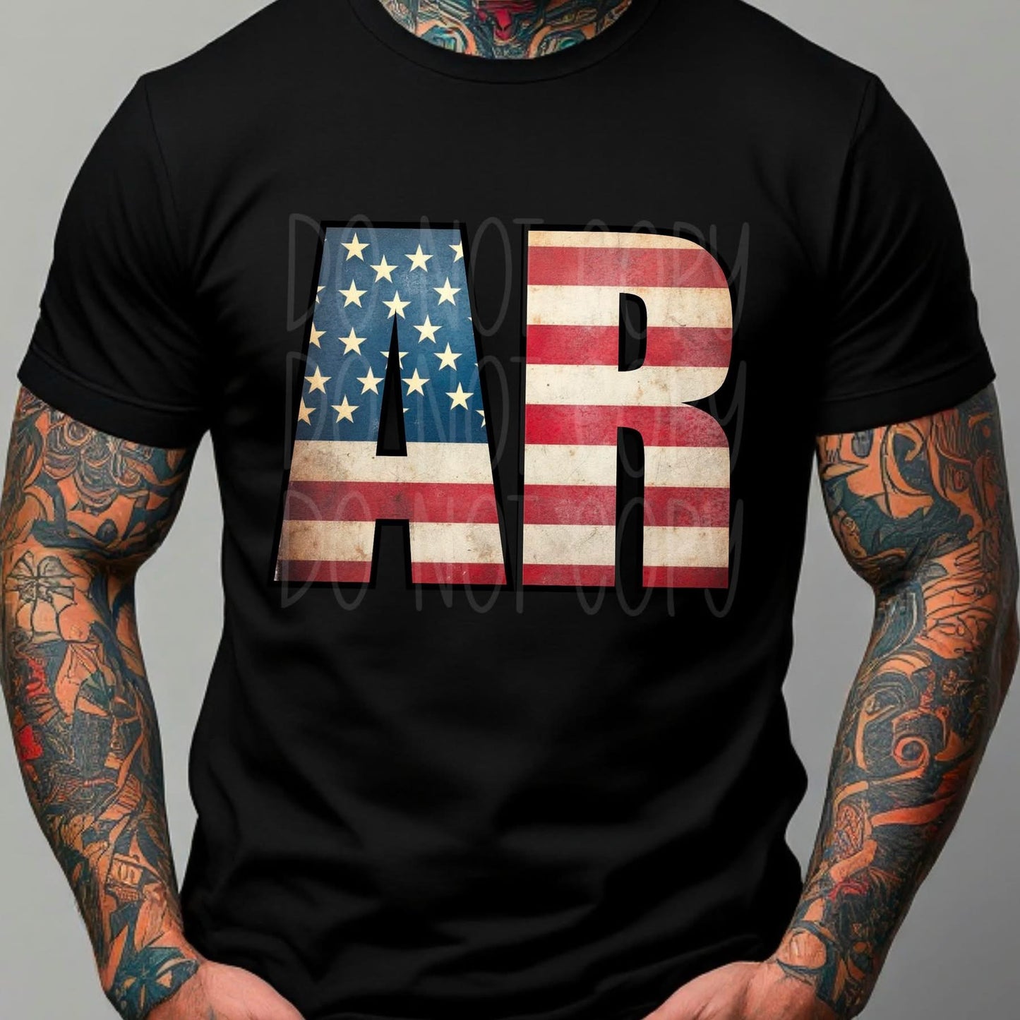 Vintage American Flag States tee