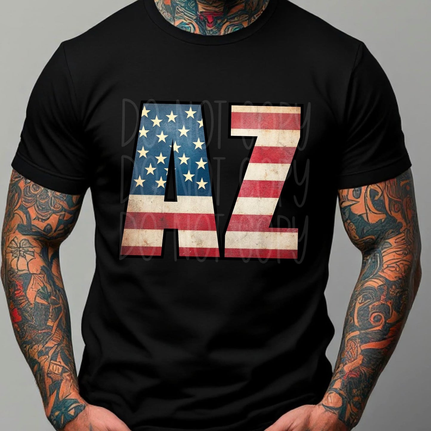 Vintage American Flag States tee