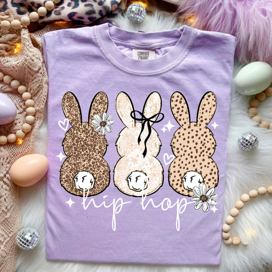 Hip Hop Bunnies (White Ink)