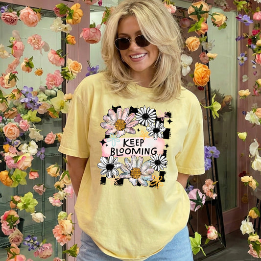 Keep Blooming tee