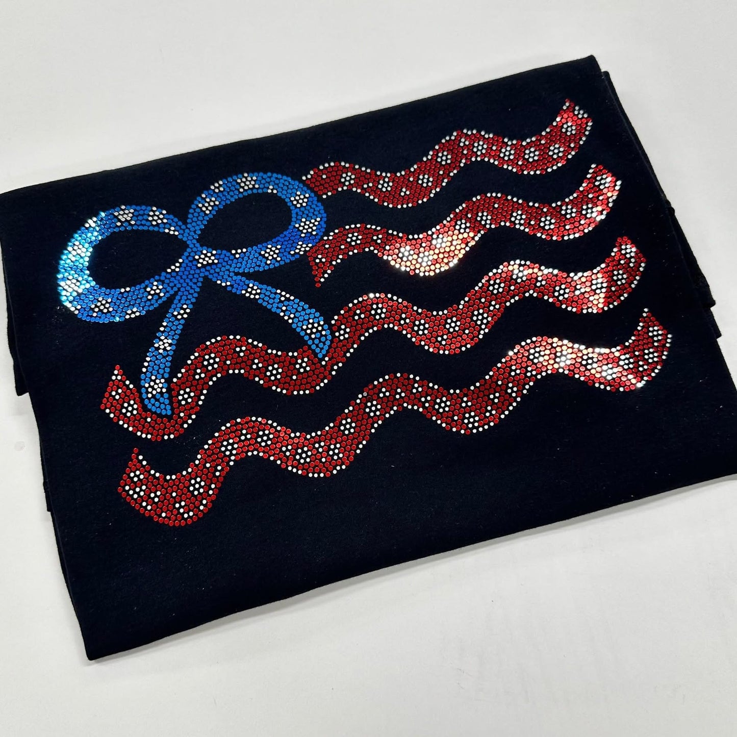 American Flag Bow Spangle tee