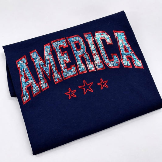 America Spangle tee