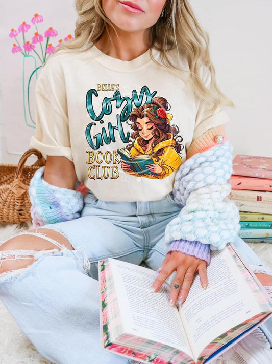 Cozy Girl Book Club tee