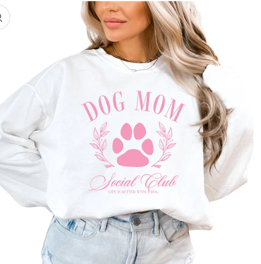 Dog Mom Social Club tee