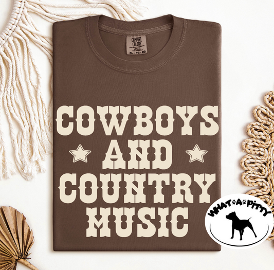 Cowboys and Country music tee