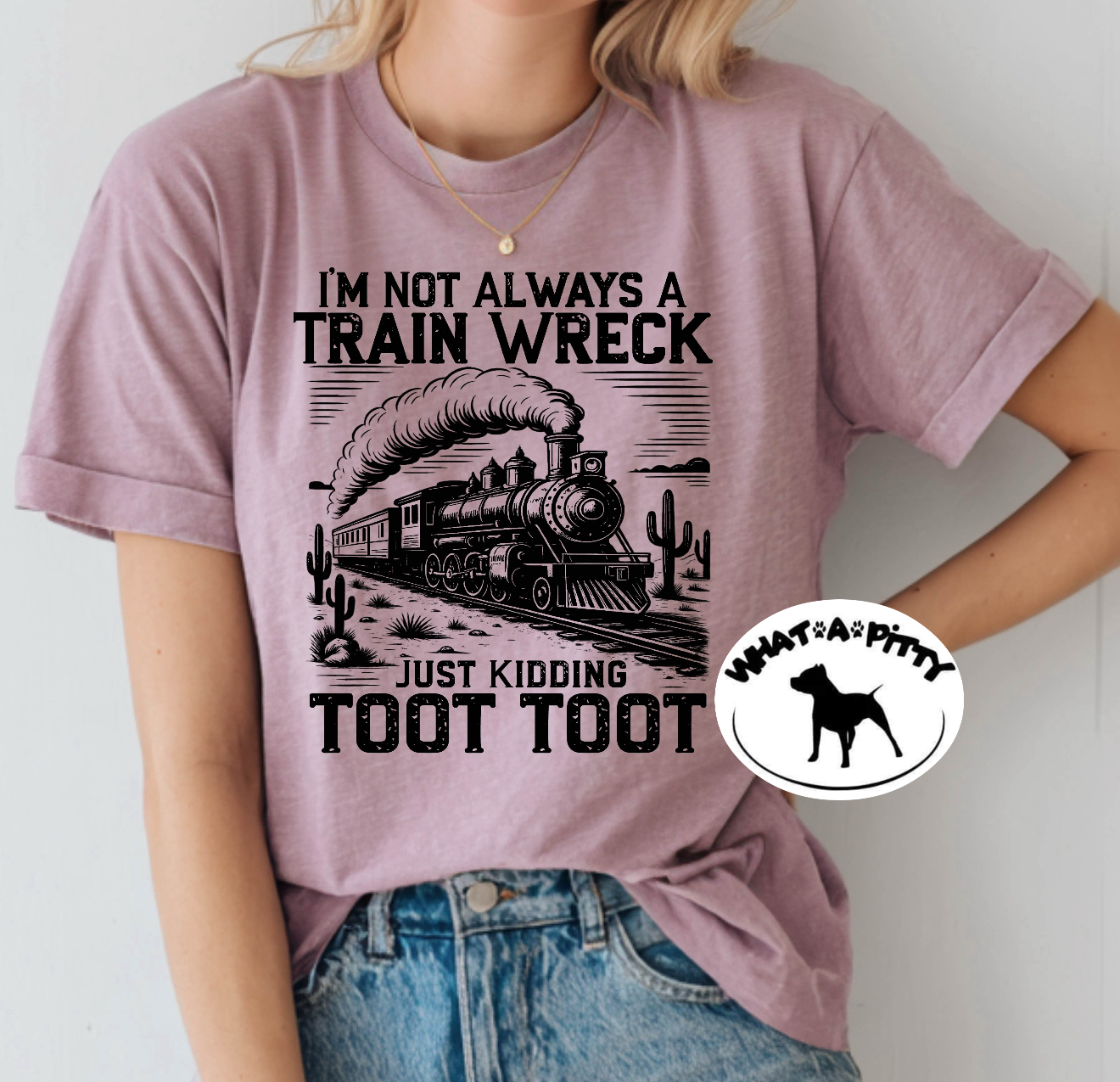 Train Wreck tee