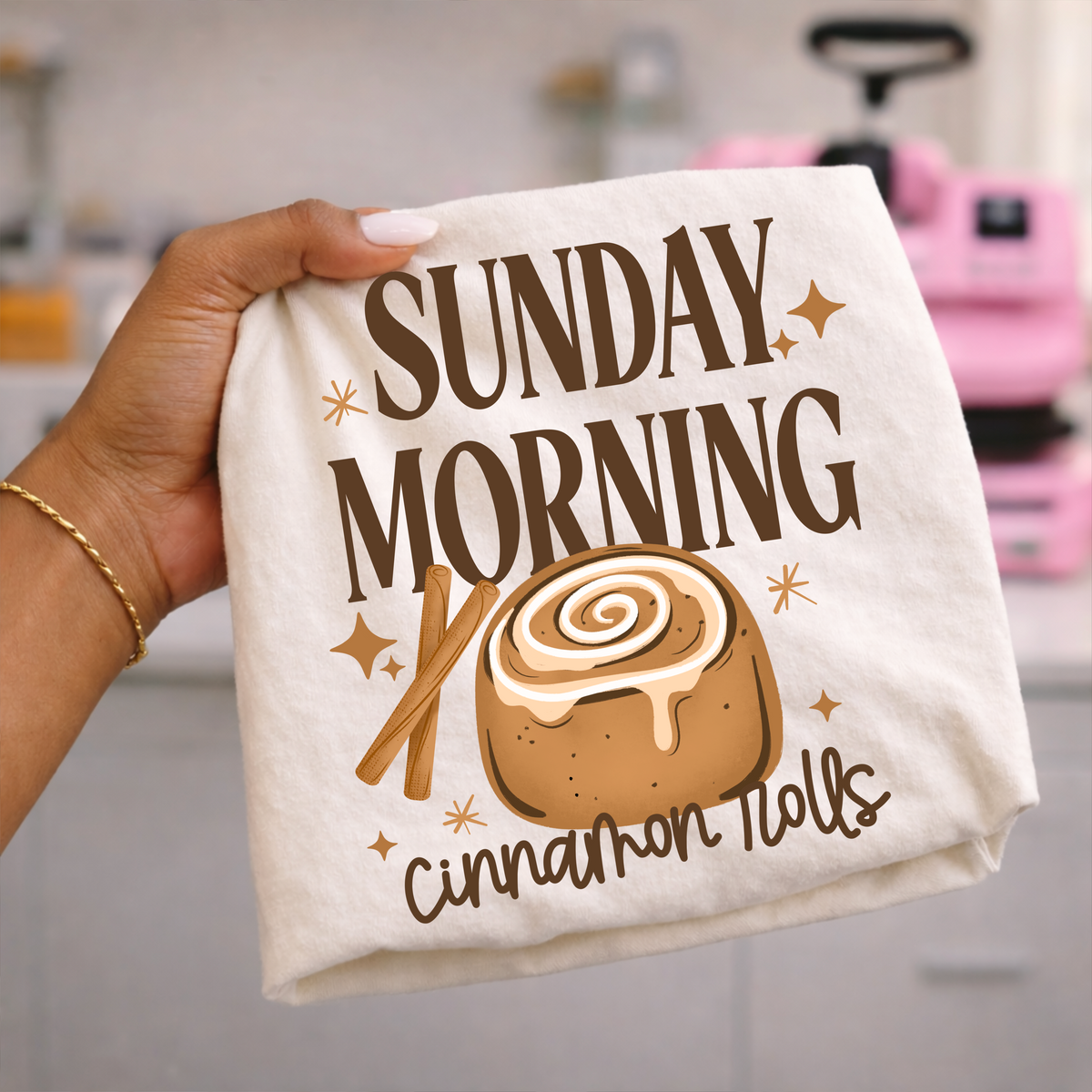 Sunday Morning Cinnamon Rolls tee