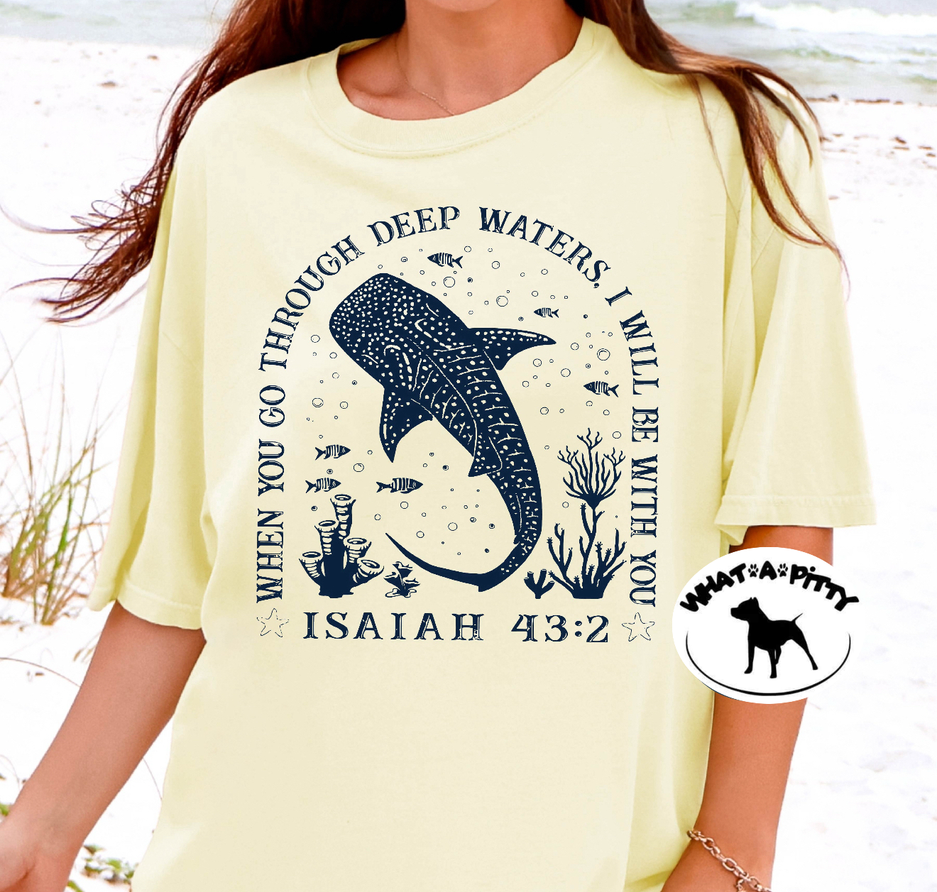 When you go through deep waters... tee
