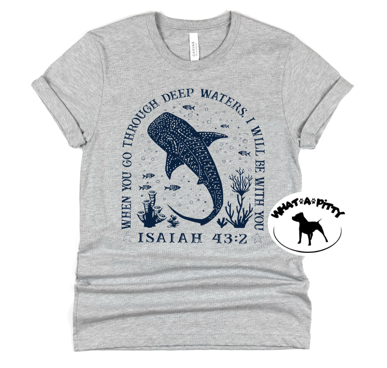 When you go through deep waters... tee