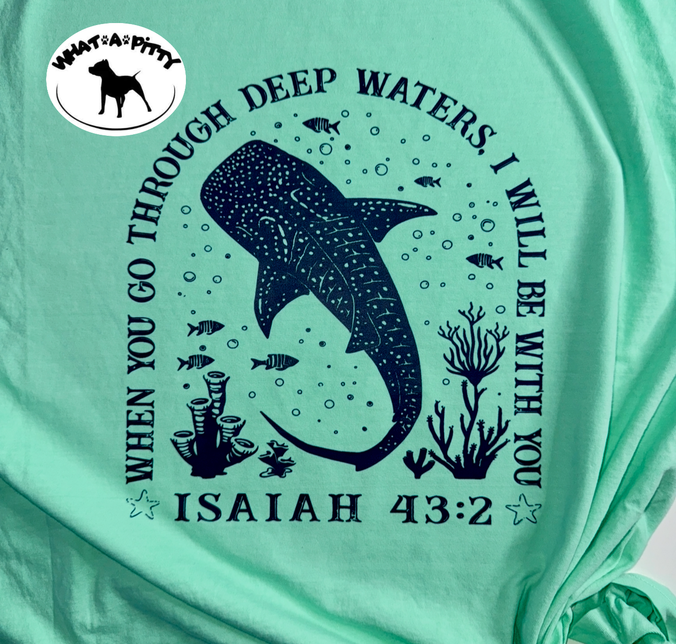 When you go through deep waters... tee