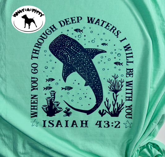 When you go through deep waters... tee