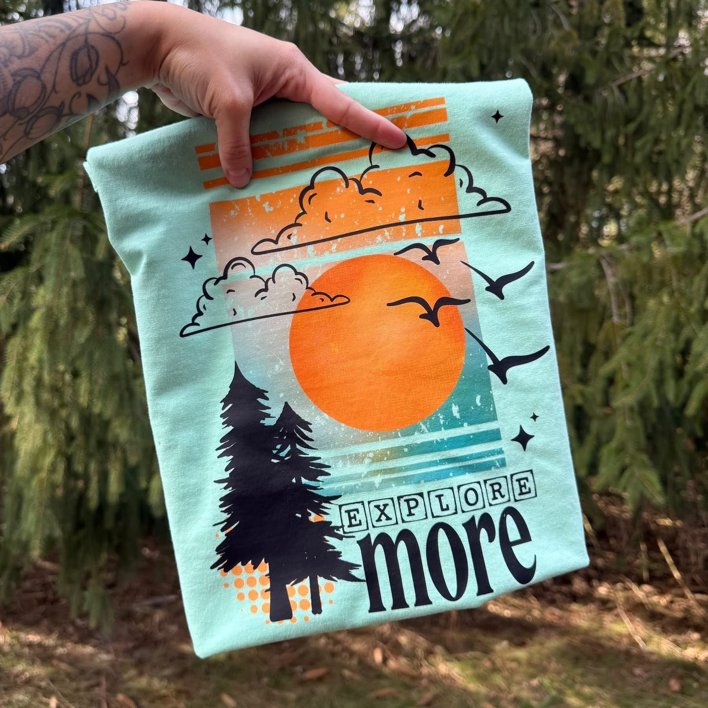 Explore More tee (Black Ink)
