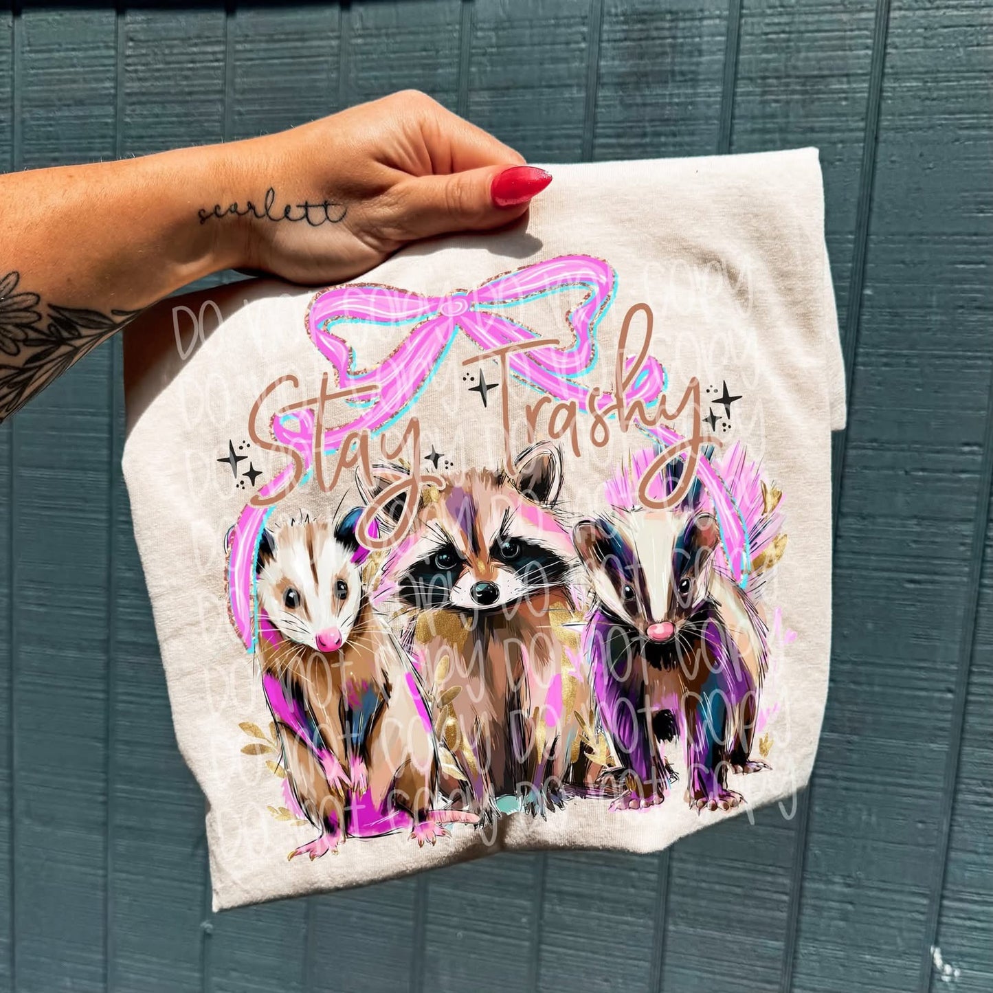 Stay Trashy Animals tee