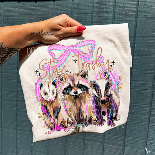 Stay Trashy Animals tee
