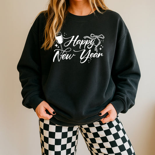 Happy New Year tee (White ink)
