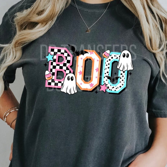 Varsity BOO tee
