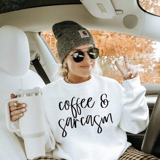 Coffee & Sarcasm tee