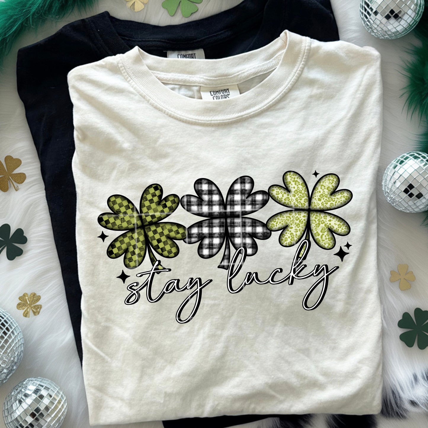 Stay Lucky Clovers tee
