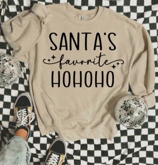 Santa's favorite Ho Ho Ho tee