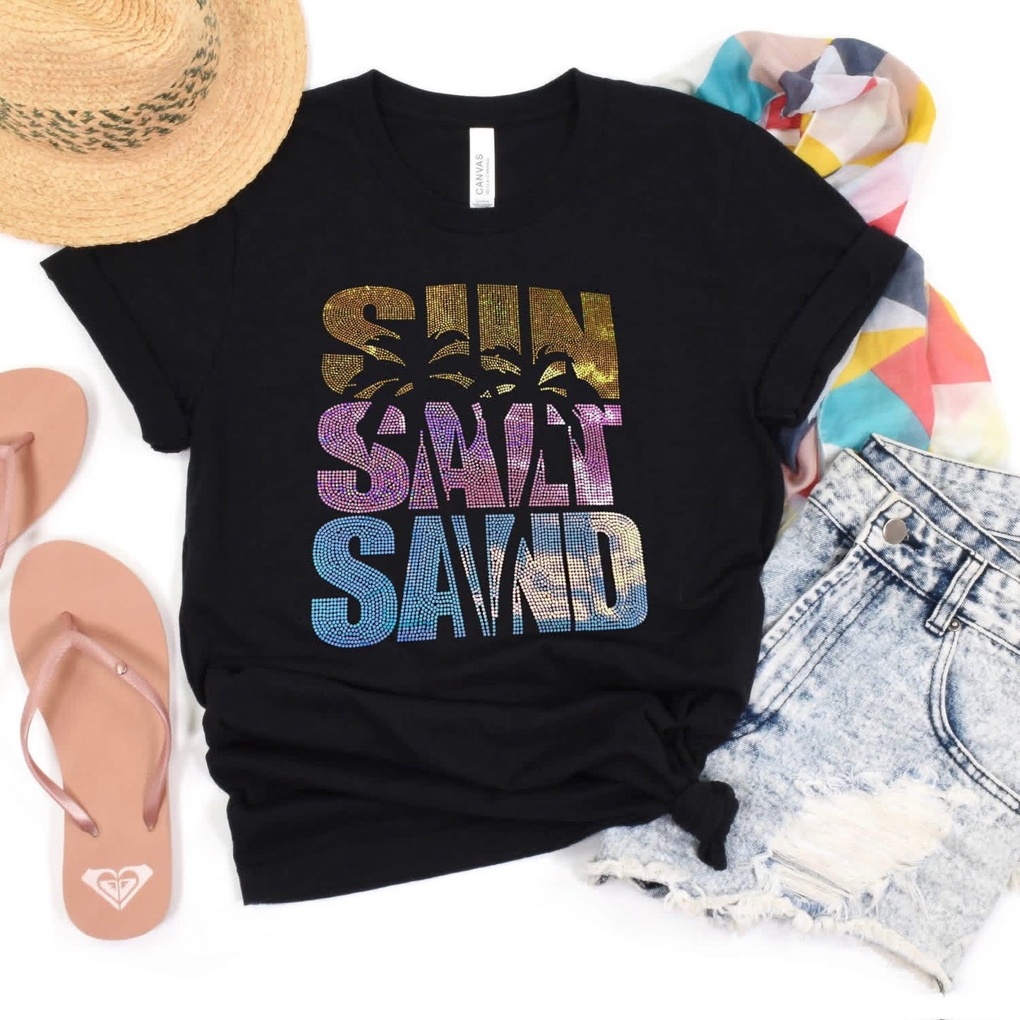 Sun Salt Sand SPANGLE t-shirt