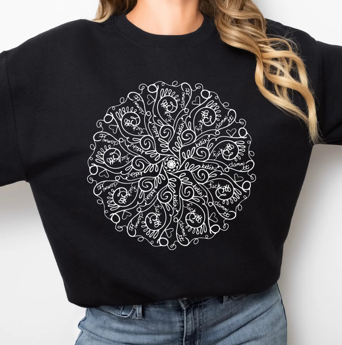 Curse Word Mandala tee