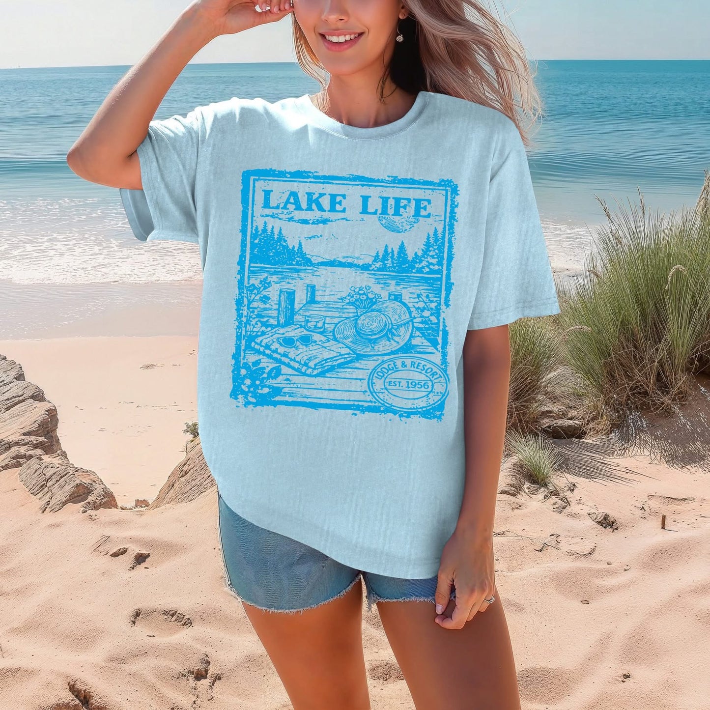 Lake Life Dock tee