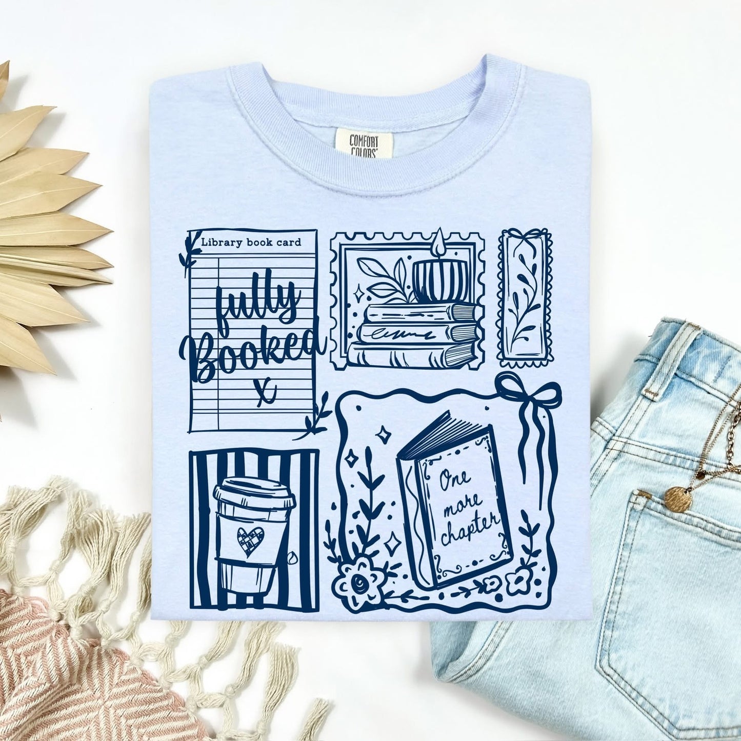 Fully Booked collage tee