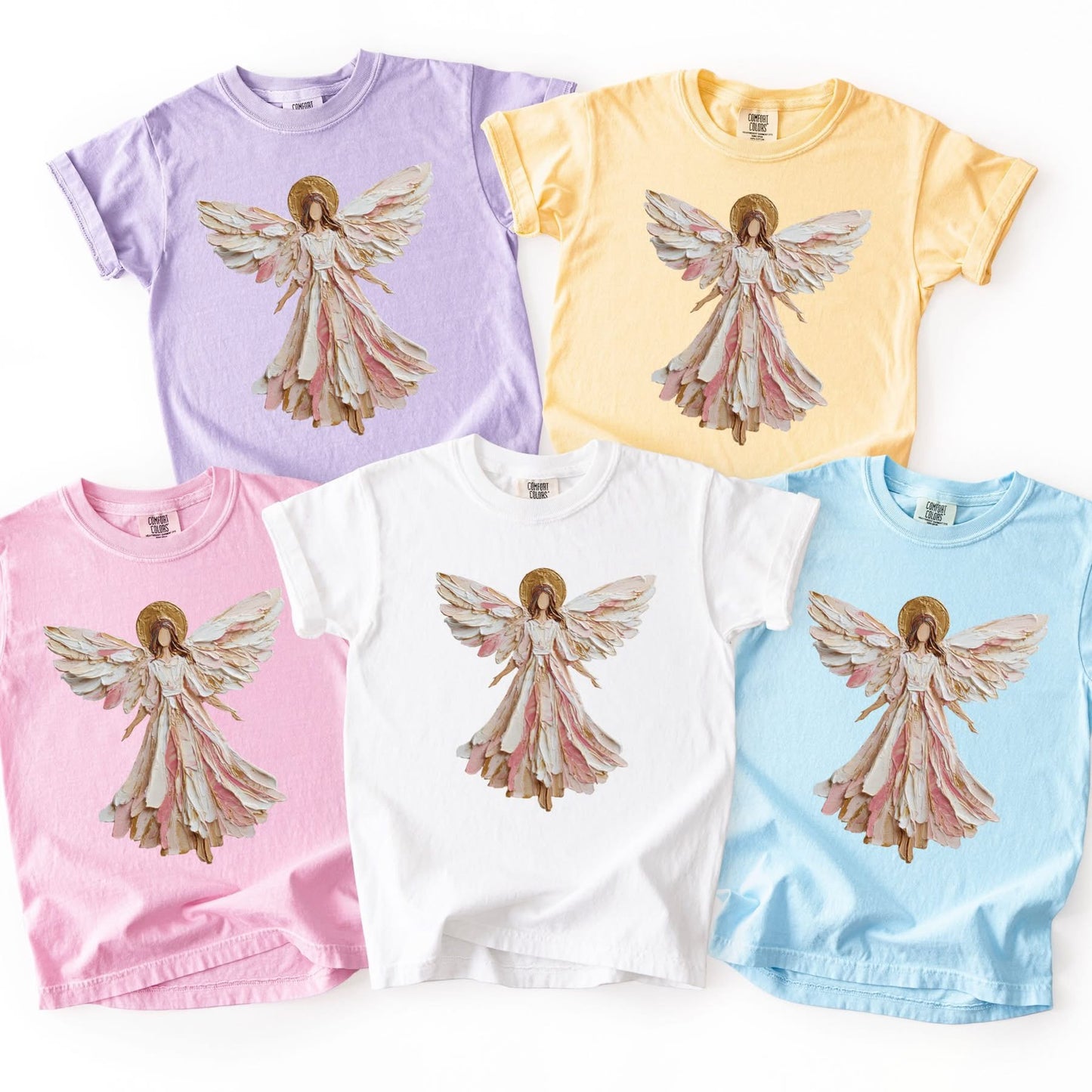 Hand painted Angel tee