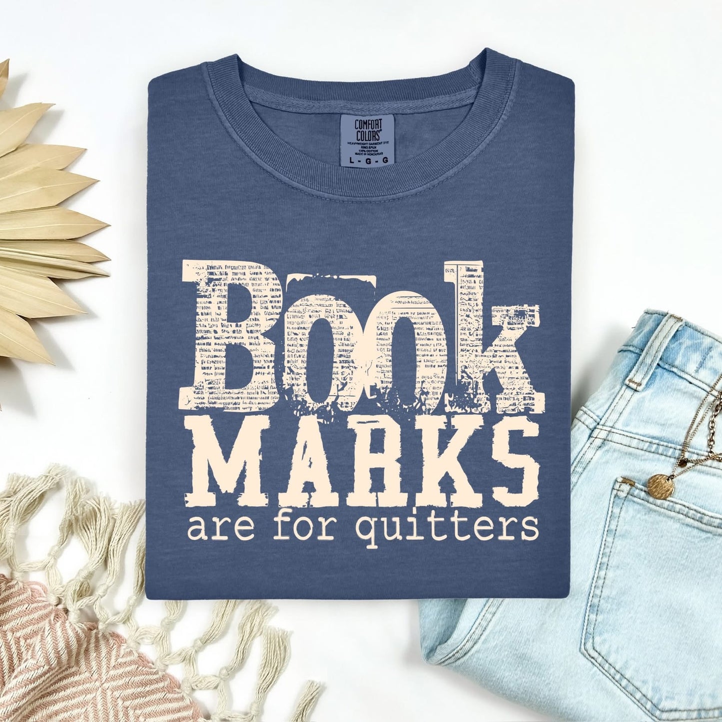 Book Marks are for quitters tee
