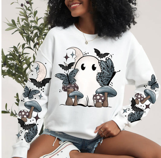 Cottage Core NATURE Ghostie with sleeves sweatshirt